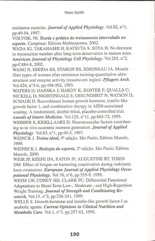 Bases cientifica do treinamento de hipertrofia