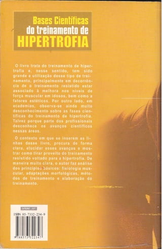 Bases cientifica do treinamento de hipertrofia