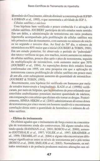 Bases cientifica do treinamento de hipertrofia