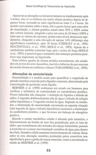 Bases cientifica do treinamento de hipertrofia