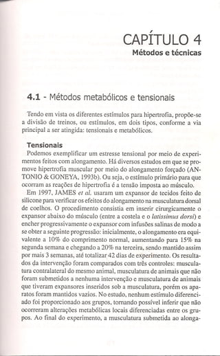 Bases cientifica do treinamento de hipertrofia