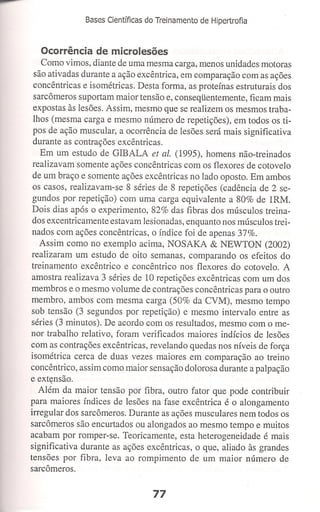 Bases cientifica do treinamento de hipertrofia