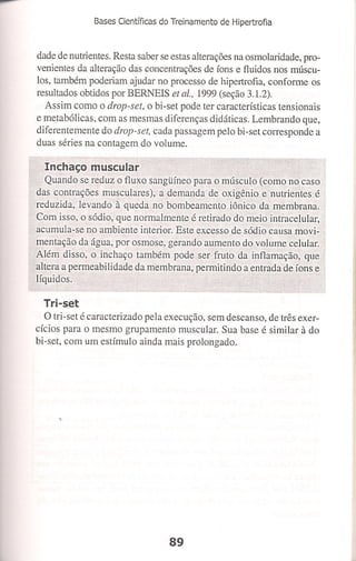 Bases cientifica do treinamento de hipertrofia