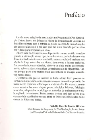 Bases cientifica do treinamento de hipertrofia