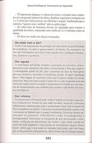 Bases cientifica do treinamento de hipertrofia