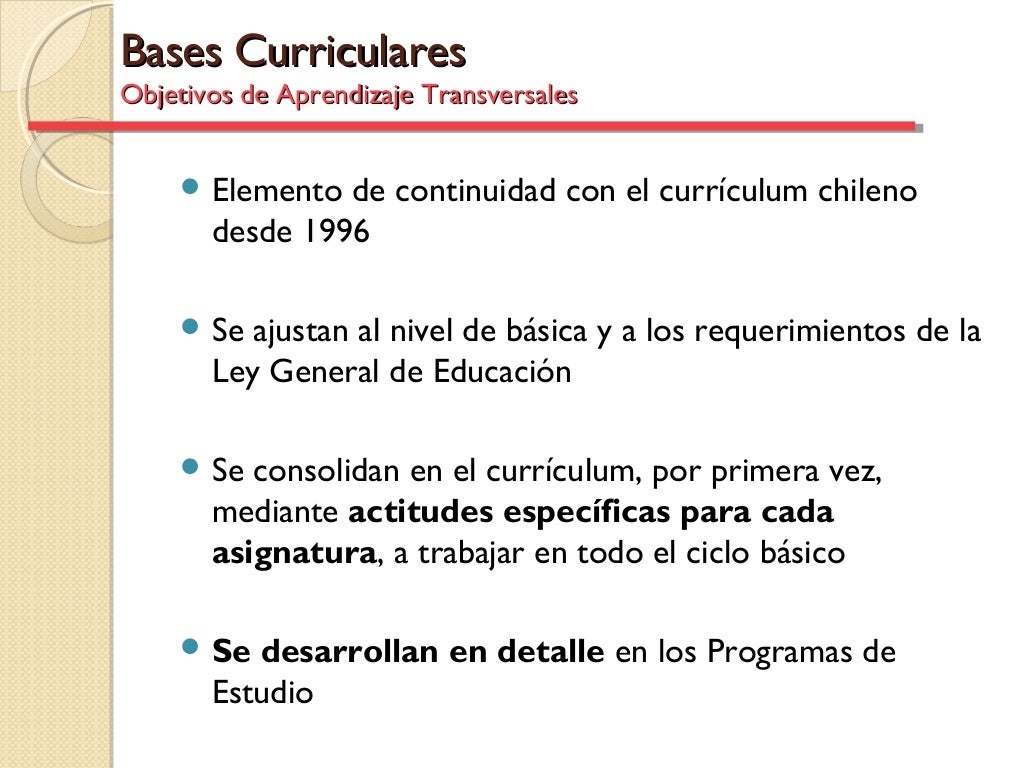 Bases curriculares