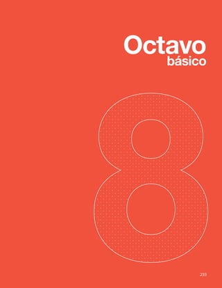 233
Bases Curriculares 2015 | 7° básico a 2° medio | Idioma Extranjero: Inglés
Octavo
básico
233
 