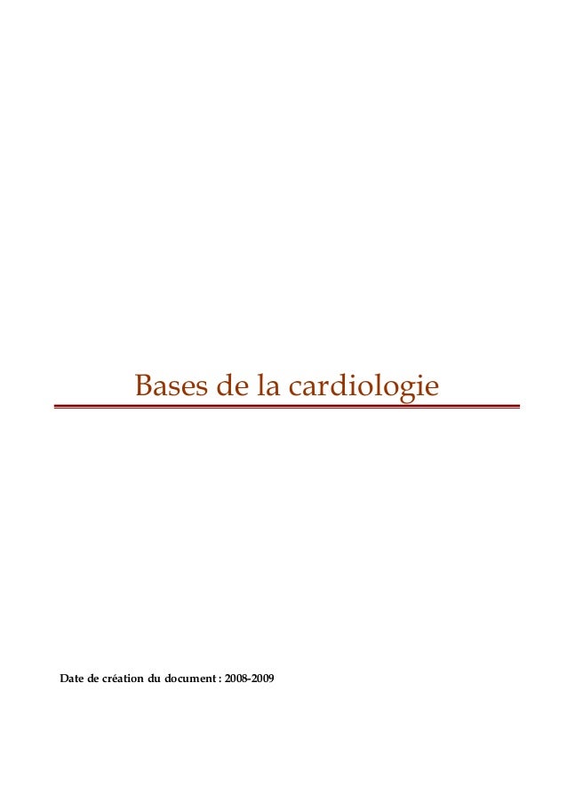 RÃ©sultat de recherche d'images pour "Bases de la cardiologie"