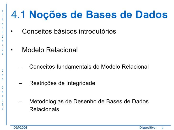 Relatorio bases de dados