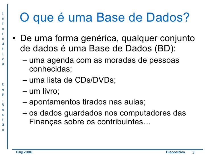 Relatorio bases de dados