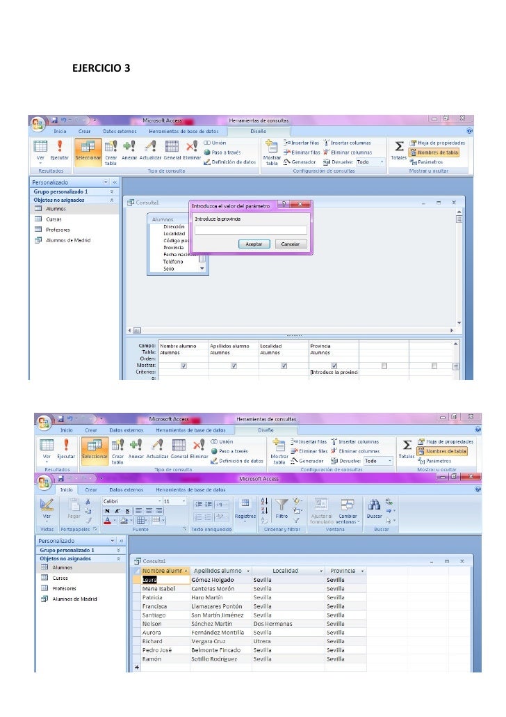 PRÁCTICAS ACCES Y OPEN OFFICE