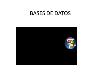 BASES DE DATOS

 