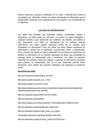 BASES DE DATOS | DOCX