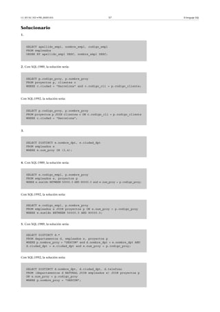 Bases de datos módulo 3 el lenguaje sql | PDF