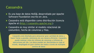 Bases de datos no sql | PDF