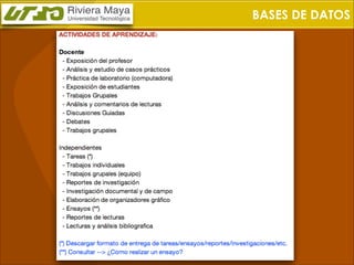 BASES DE DATOS

 