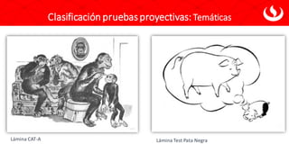 Lámina CAT-A Lámina Test Pata Negra
Clasificación pruebasproyectivas: Temáticas
 