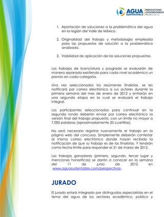 Bases del Concurso Universitario