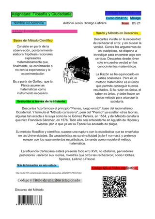 Más información en este enlace
Código QR al Vídeo explicativo
 