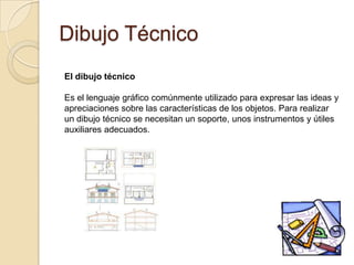 DIBUJO TÉCNICO Y DESCRIPTIVA  Clases de dibujo tecnico, Técnicas