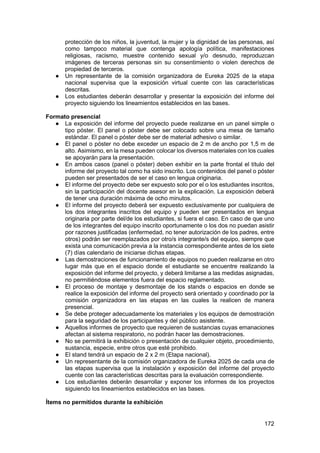 Bases específicas Feria Escolar Nacional de Ciencia y Tecnología Eureka ...