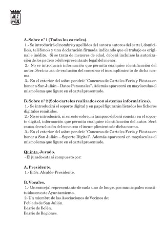 Bases feria fiestas 2013