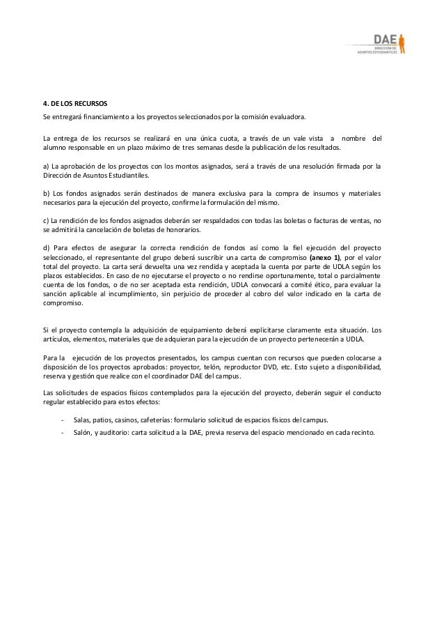 Bases Fondos Concursables UDLA 2014