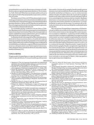 Bases fisiologicas de distonia | PDF