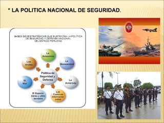 * LA POLITICA NACIONAL DE SEGURIDAD .