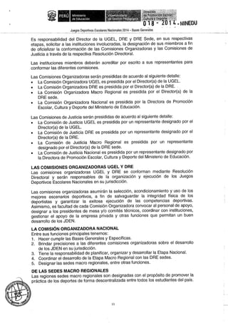 Bases 2014 Juegos Deportivos Escolares Nacionales