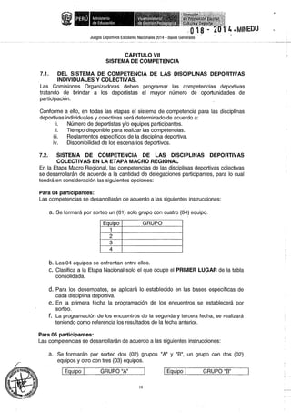 Bases 2014 Juegos Deportivos Escolares Nacionales