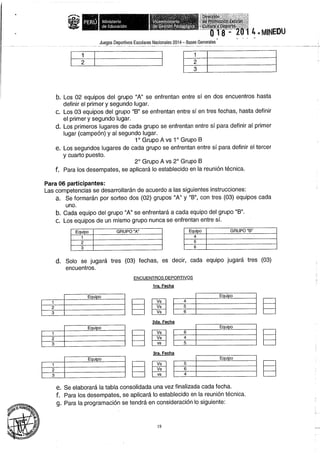 Bases 2014 Juegos Deportivos Escolares Nacionales