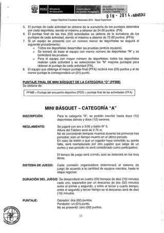 Bases 2014 Juegos Deportivos Escolares Nacionales