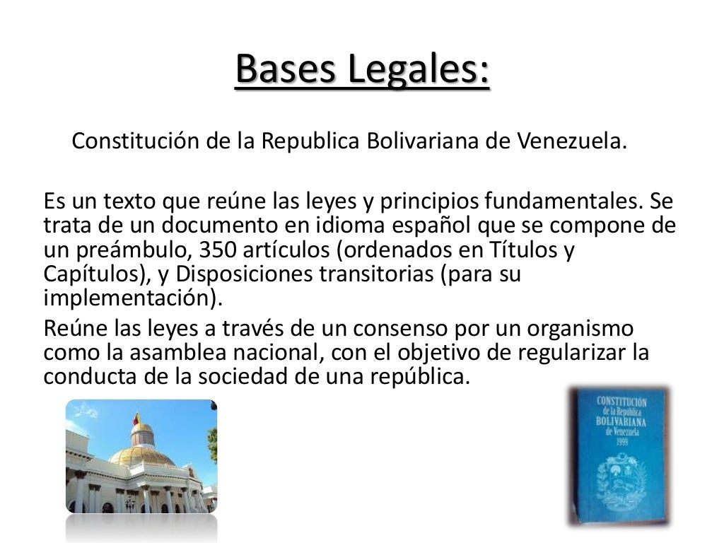 Bases legales
