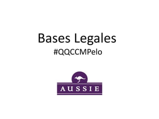 Bases Legales
#QQCCMPelo
 