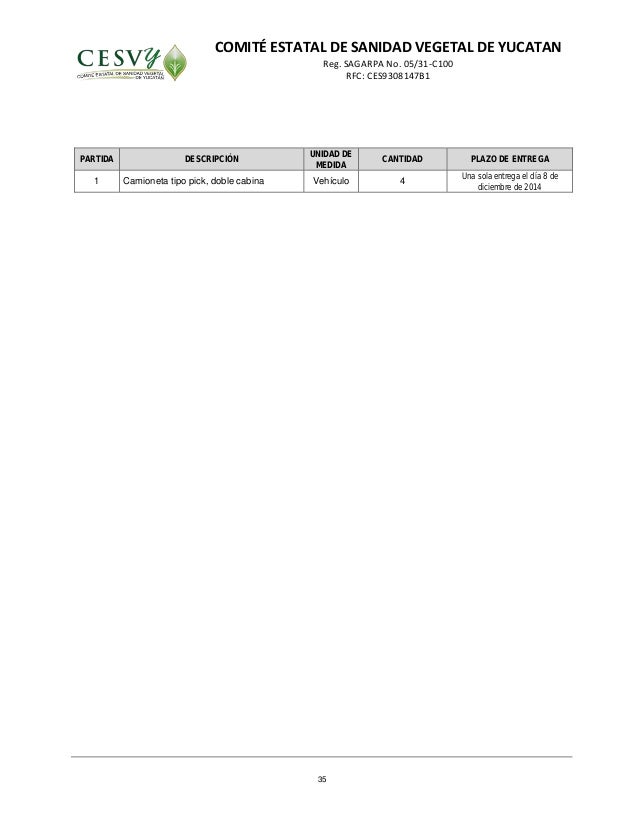 Bases licitacion camionetas pickup 2014