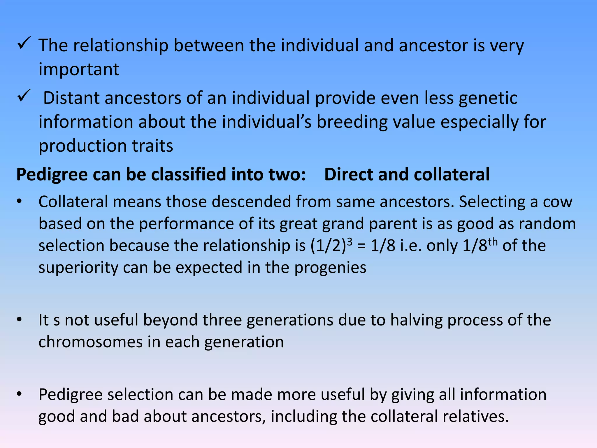 Bases of selection family | PPTX