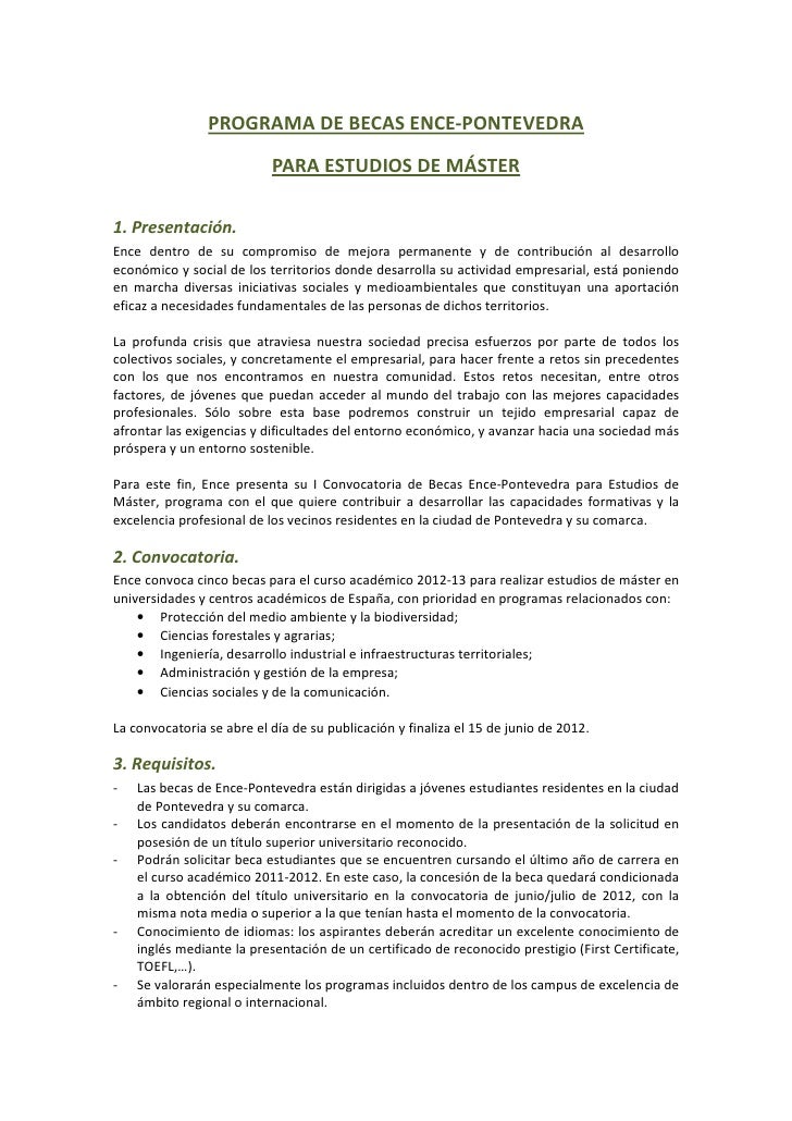 Bases programa de becas ence 2012 13