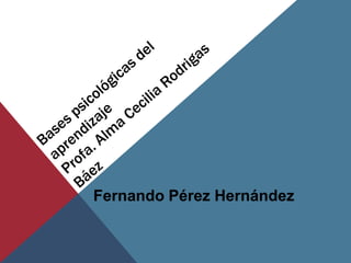 Fernando Pérez Hernández
 