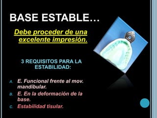 Bases y dientes | PPTX