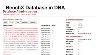 BenchX Database in DBA
 