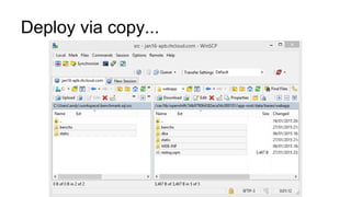 Deploy via copy...
 