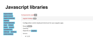 Javascript libraries
● Angular
 