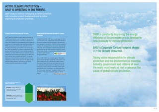 BASF Climate Protection Brochure | PDF
