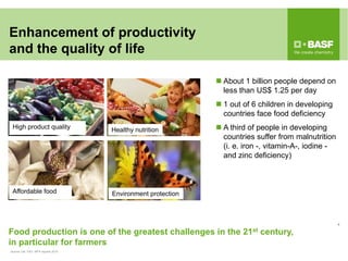 Basf presentation on global challenges and basf | PDF