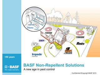 150 years150 years
Confidential ©Copyright BASF 2015
BASF Non-Repellent Solutions
A new age in pest control
 