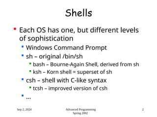 introduction of Linux bash script language | PPT
