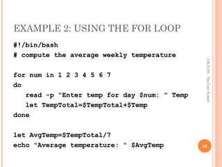 Bash Programming