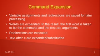 Bash and regular expressions | ODP