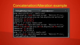 Concatenation/Alteration example
 